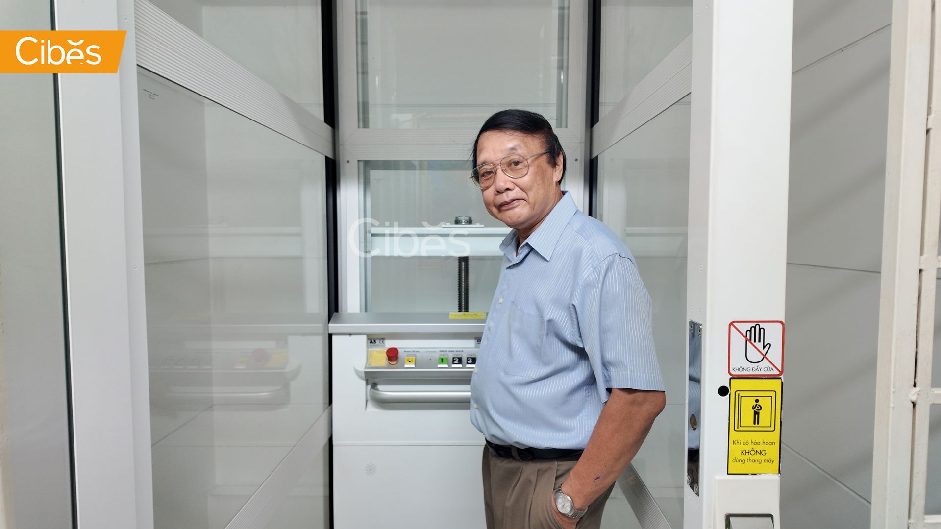 Phường Bến Thành, TP.HCM - Thang máy Cibes Ecosilent A4000 lắp đặt từ 2017 tại nhà ở sẵn lâu năm